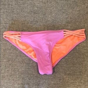 Victoria’s Secret lavender&coral bikini bottom M